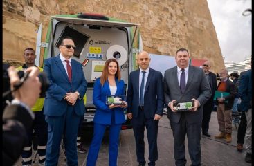 ReturMobil fleet in Malta supporting doorstep container collection for local residents